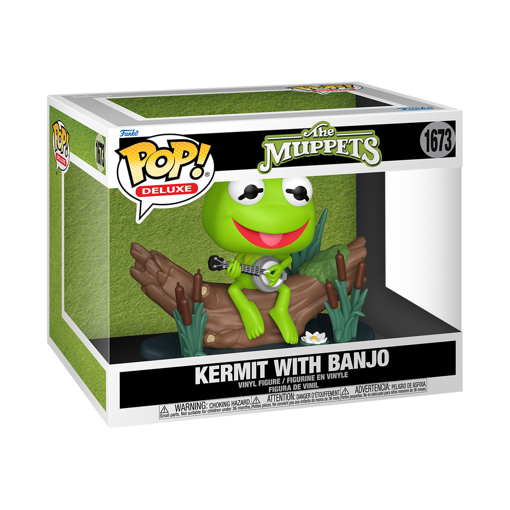The Muppets Kermit with Banjo Funko POP Vinyl Image 1