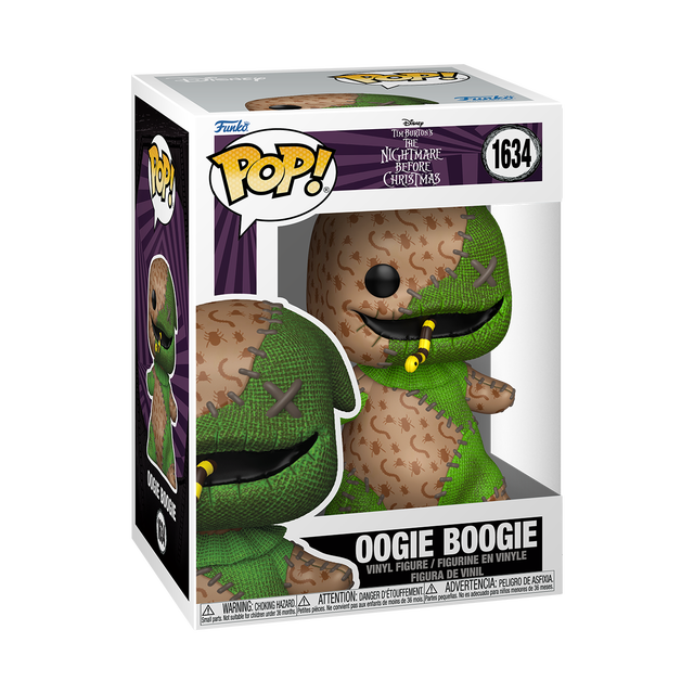 Disney A Nightmare Before Christmas Patchwork Oogie Boogie Funko POP Vinyl