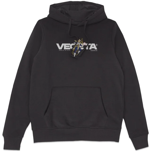 Dragon Ball Z Vegeta Style Hoodie - Black