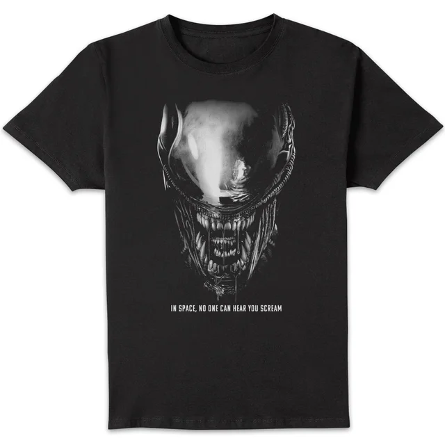 Alien Close Up Unisex T-Shirt - Black