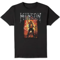 Stranger Things Munson Unisex T-Shirt - Black