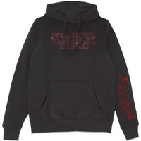 Stranger Things Logo Hoodie - Black