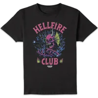 Stranger Things Hellfire Club Skull Unisex T-Shirt - Black - undefined undefined
