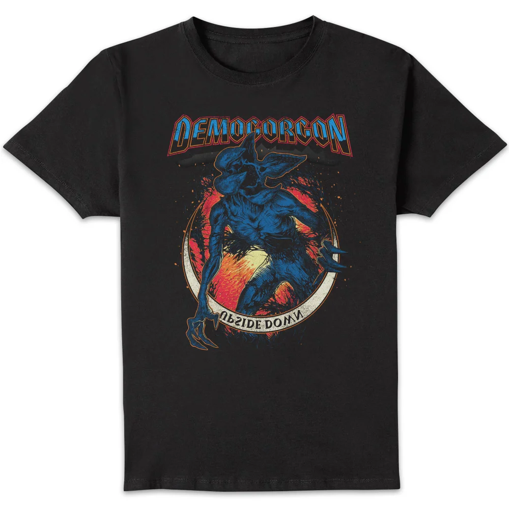Stranger Things Demogorgon Upside Down Unisex T-Shirt - Black - S Image 1