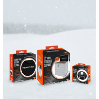 Vinyl Tonic 12" Silver Vinyl LP Storage Case & Accessories Bundle - undefined undefined