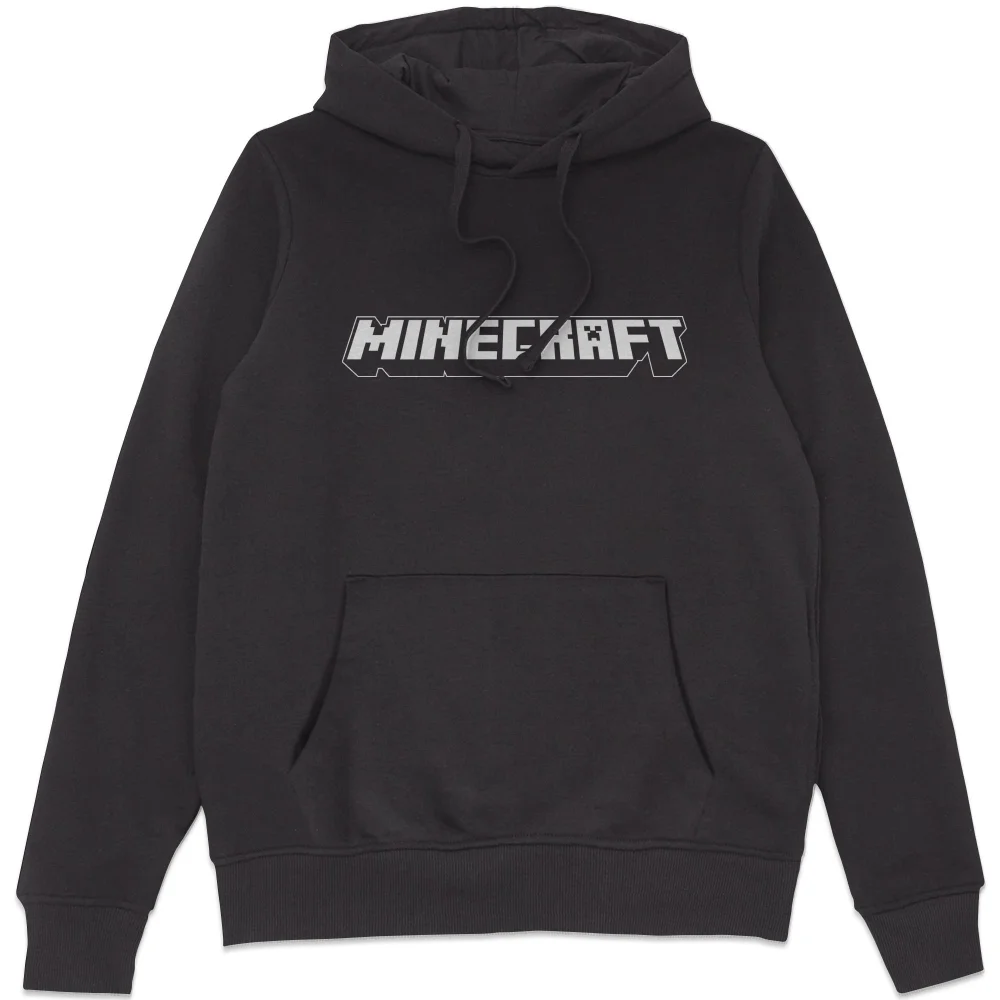 Minecraft Logo Hoodie - Black - S Image 1