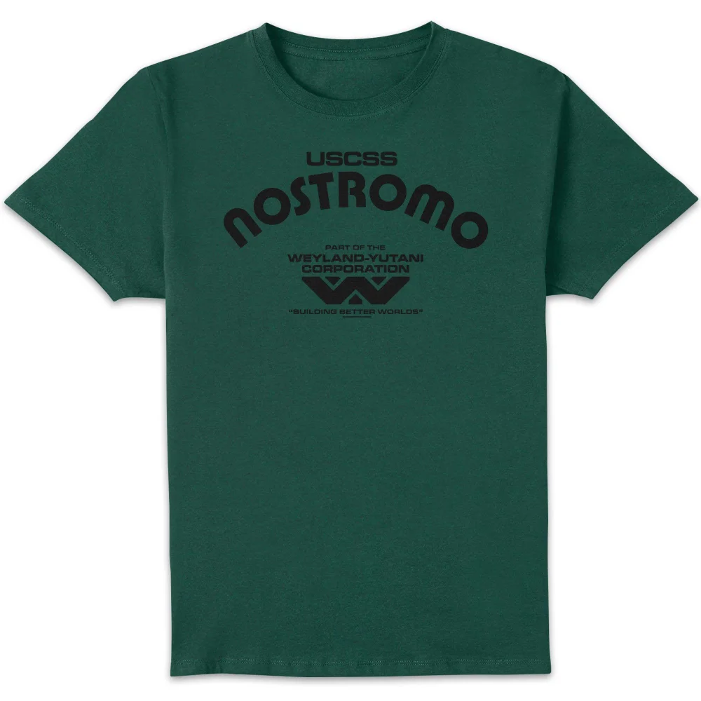 Alien Retro Nostromo Unisex T-Shirt - Green - S Image 1