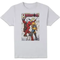 Marvel Deadpool Comic Book Cover Unisex T-Shirt - White - undefined undefined
