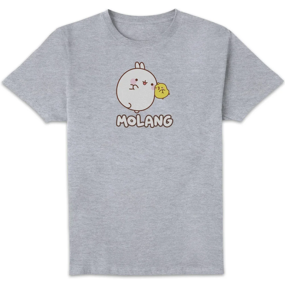 Molang And Pui Pui Unisex T-Shirt - Grey - S Image 1