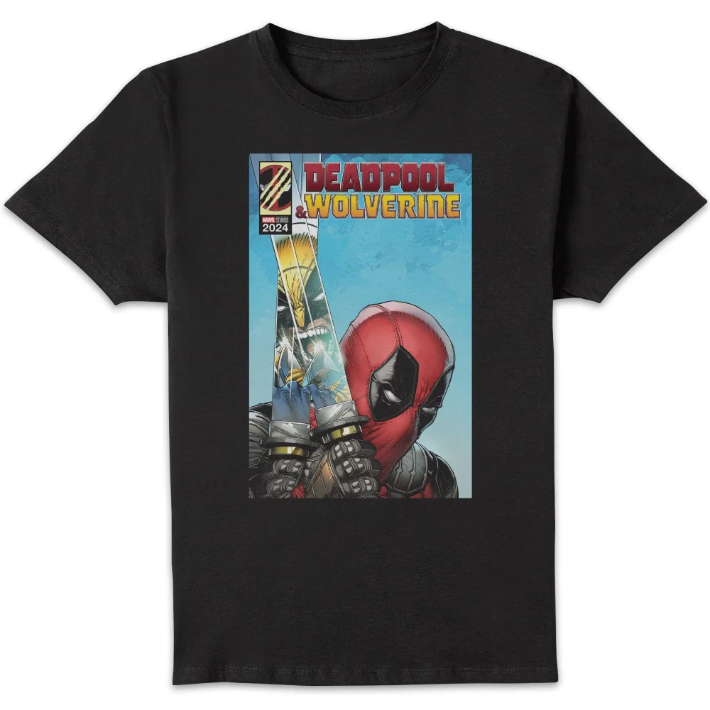Marvel Deadpool Reflection Unisex T-Shirt - Black - S Image 1