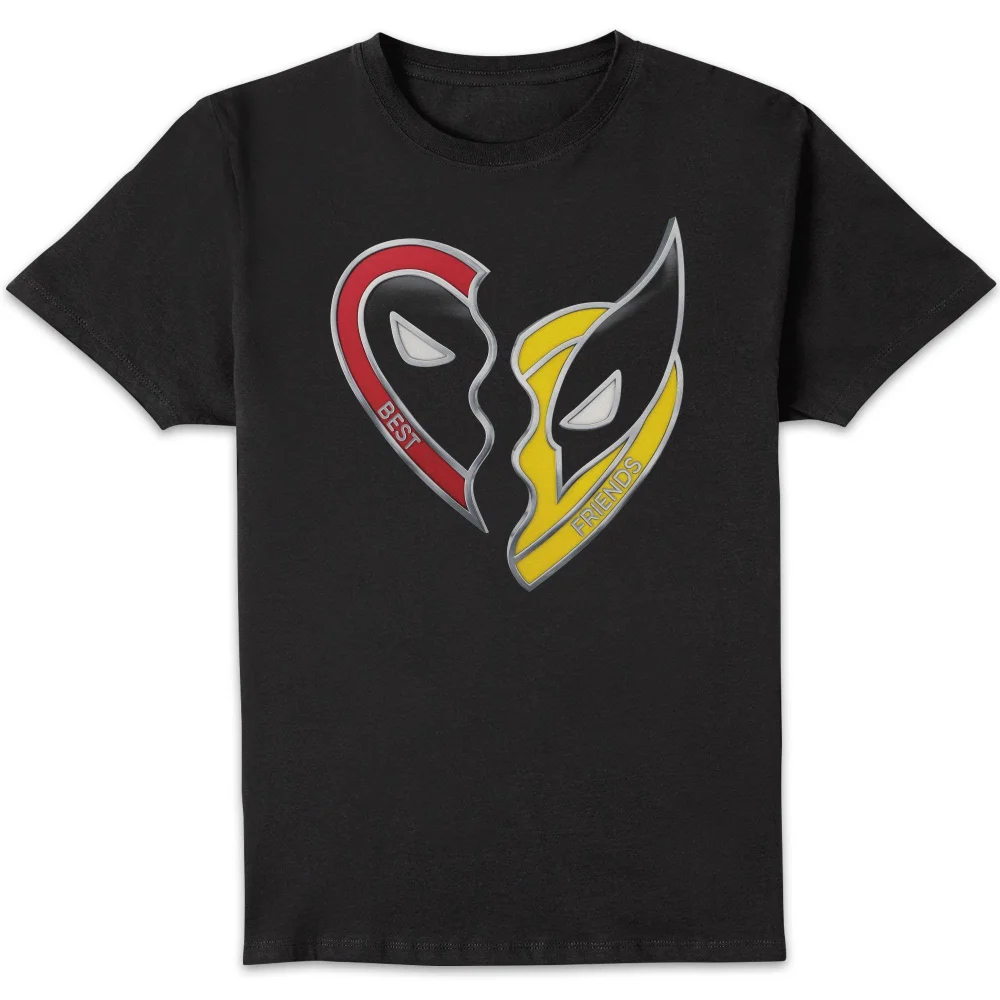 Marvel Deadpool Best Friends Unisex T-Shirt - Black - S Image 1