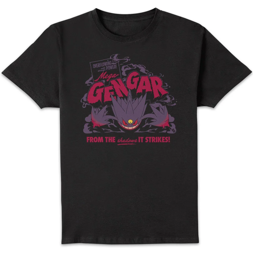 Pokémon Mega Gengar Unisex T-Shirt - Black - S Image 1