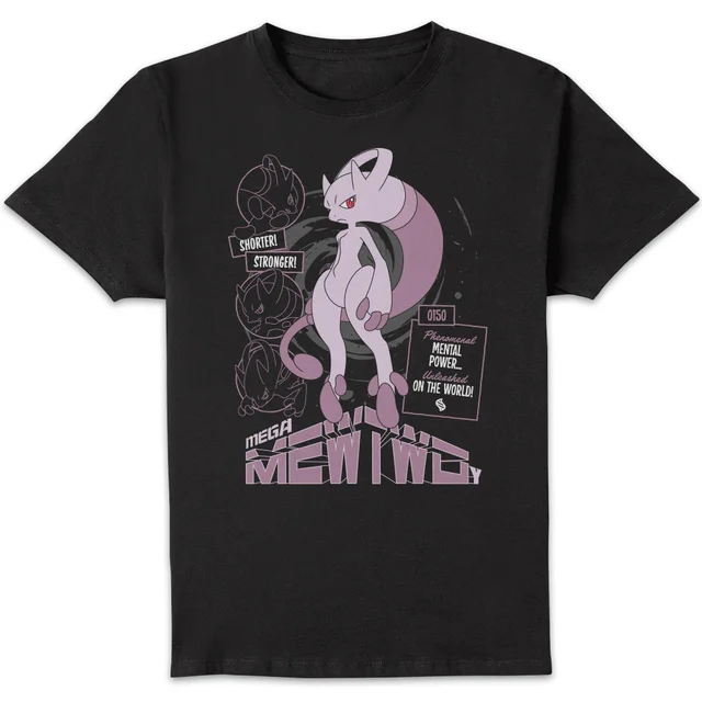 Pokémon Mega Mewtwo Y Unisex T-Shirt - Black