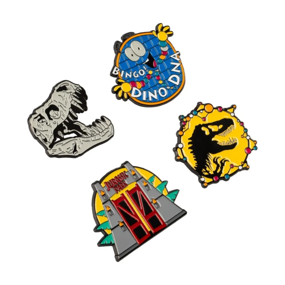 Jurassic Park 4 Pin Set Image 1