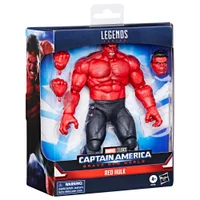 Marvel Legends Series Red Hulk, Captain America: Brave New World Deluxe Action Figure (6”) - undefined undefined