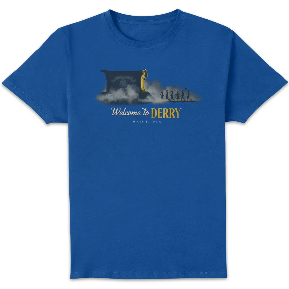 IT - Welcome To Derry Circus Unisex T-Shirt - Blue - XXL Image 1