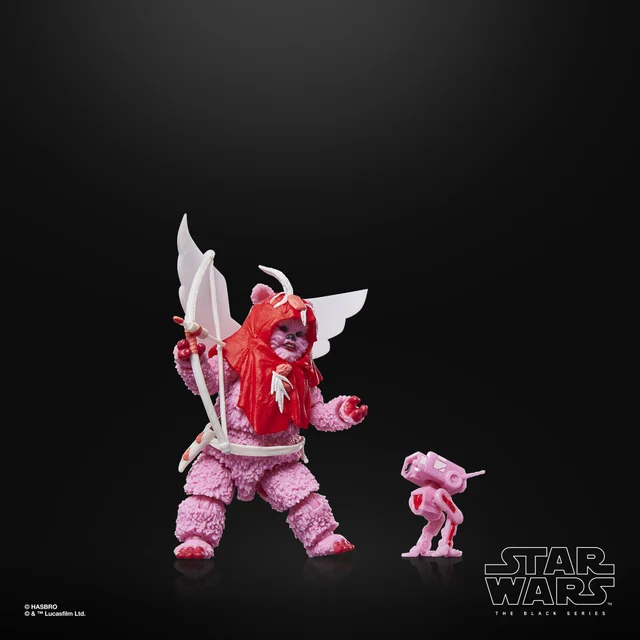 Hasbro Star Wars The Black Series Ewok (Valentine’s Day Edition) Action Figure (6”)