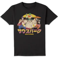South Park Anime Style Unisex T-Shirt - Black