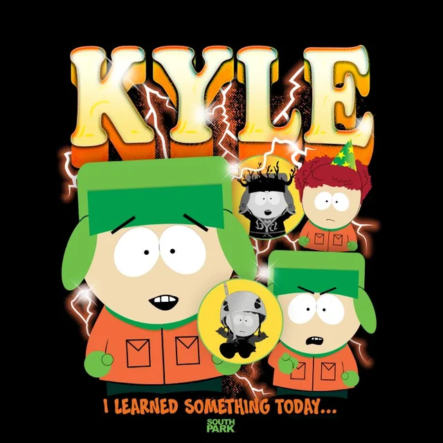 South Park Kyle Bootleg Unisex T-Shirt - Black