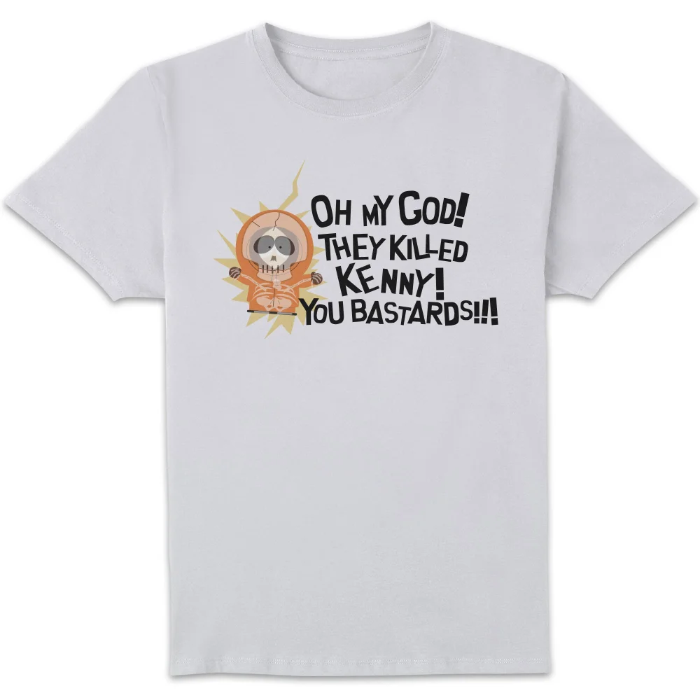 South Park Oh My God They Killed Kenny Tee Unisex T-Shirt - White - S Image 1