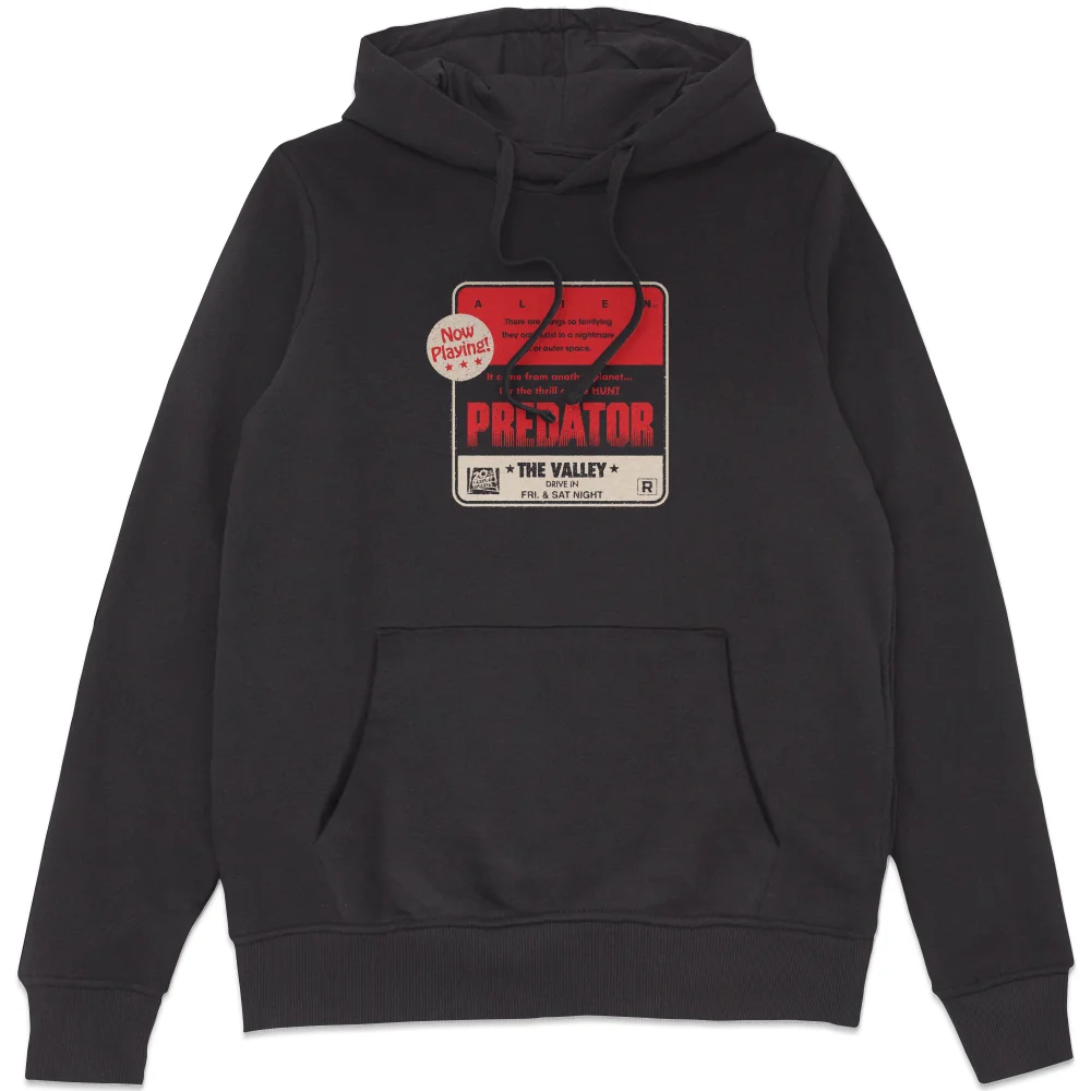 Alien Vs Predator Double Bill Hoodie - Black - S Image 1