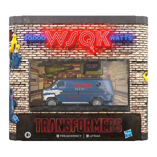 Stranger Things x Transformers Freakwency & 8-Trax Figures