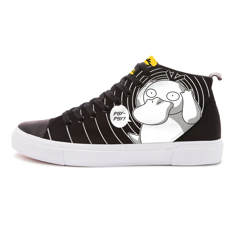 Pokémon Psy-Ay-Ay High Top - Black / White - UK 10 / EU 44.5 / US Men's 10.5 / US Women's 12 Image 1