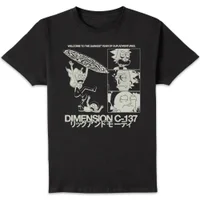 Rick and Morty Darkest Year Of Our Adventures Unisex T-Shirt - Black