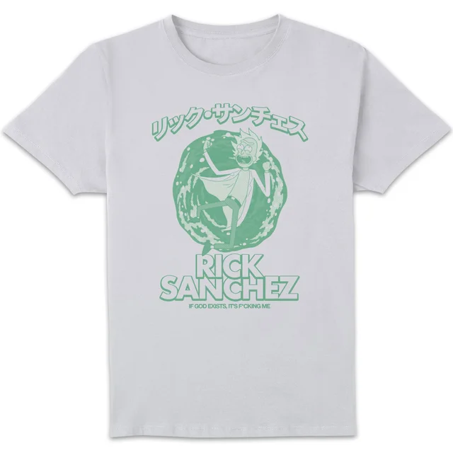 Rick and Morty Manga Rick Unisex T-Shirt - White