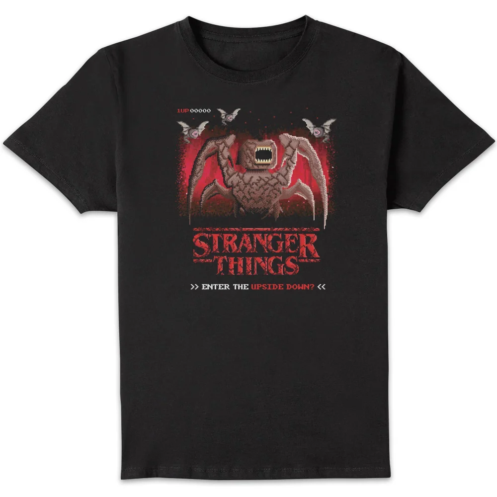Stranger Things Enter The Upside Down? Unisex T-Shirt - Black - XL Image 1