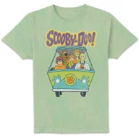 Scooby Doo Unisex T-Shirt - Mint Acid Wash - undefined undefined