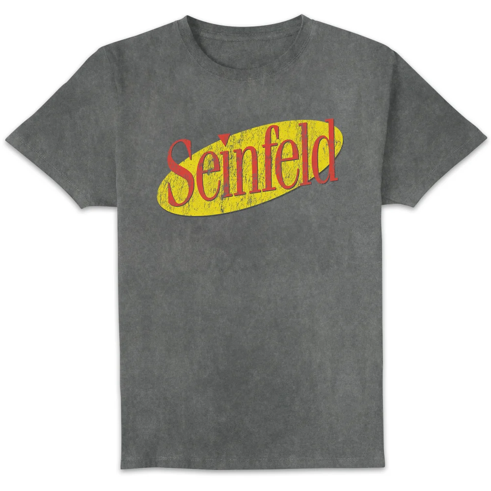Seinfeld Unisex T-Shirt - Black Acid Wash - S Image 1