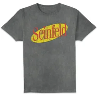 Seinfeld Unisex T-Shirt - Black Acid Wash - undefined undefined