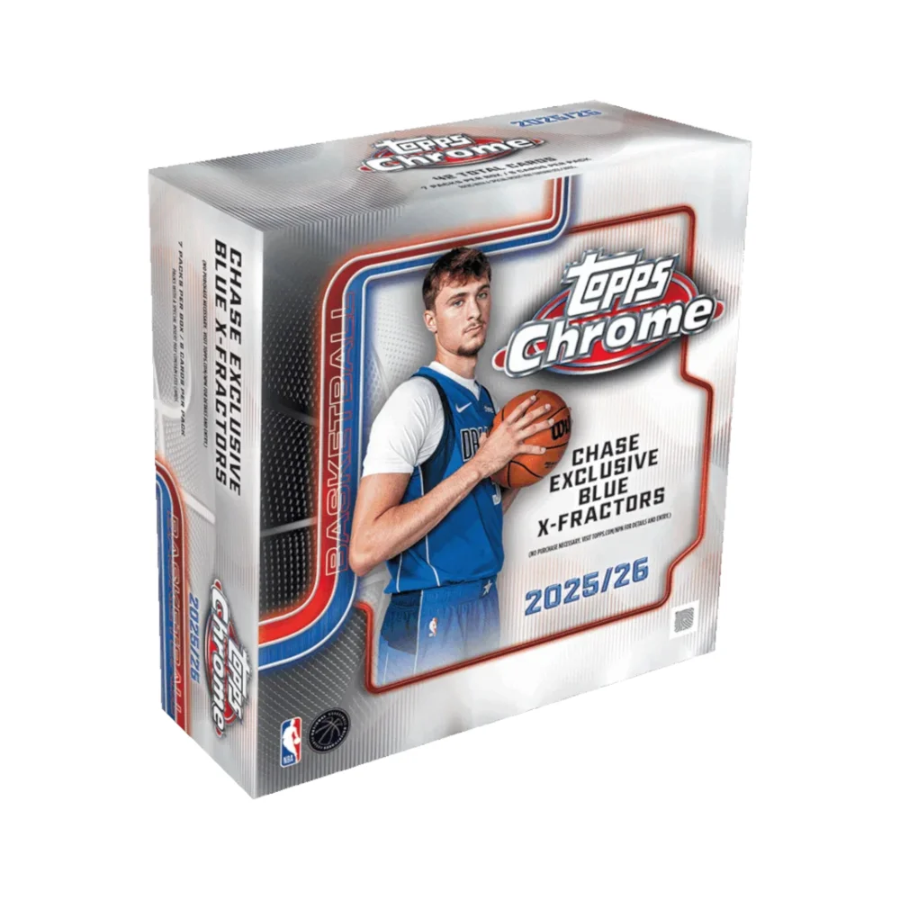 2025/26 Topps Chrome NBA Mega Box Image 1