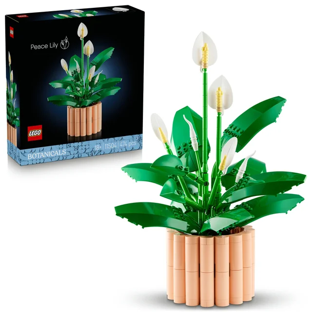 LEGO Botanicals Peace Lily Artificial Plant Building Set 11504