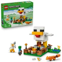 LEGO Minecraft Chicken Farm Gaming Toy with Figures 21585