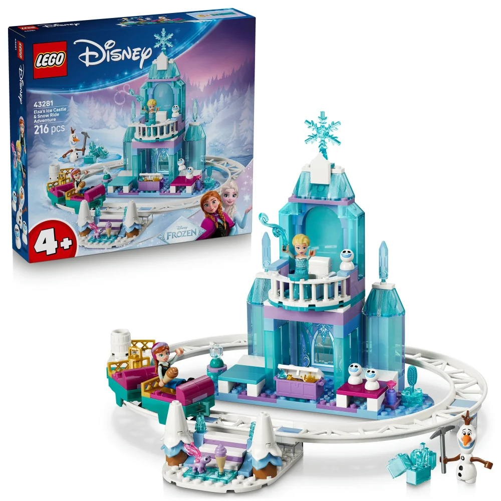 LEGO | Disney Frozen Elsa’s Ice Castle & Snow Ride Adventure 43281 Image 1