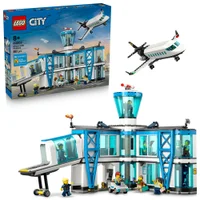 LEGO City Airport with Airplane Toy Model Airport Set 60502