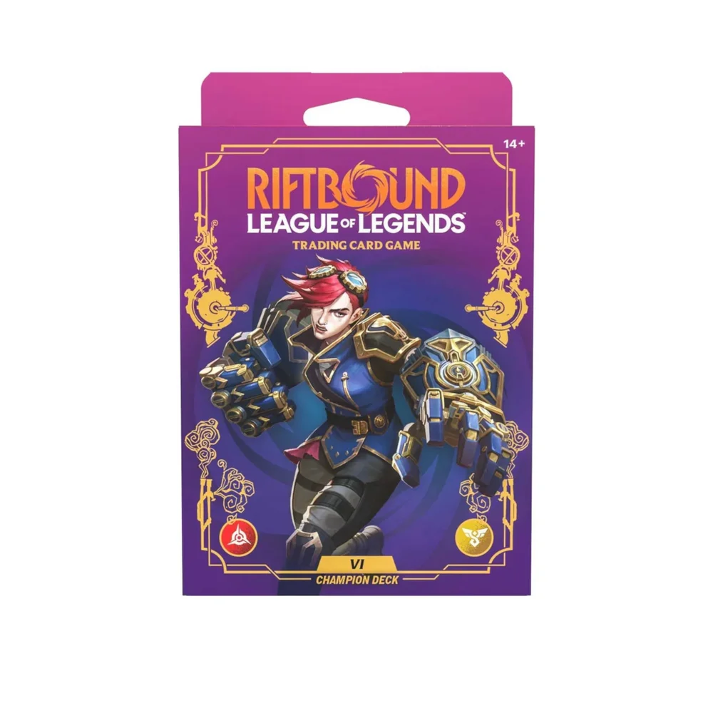 Riftbound: League of Legends Trading Card Game Unleashed Champion Deck Vi Image 1