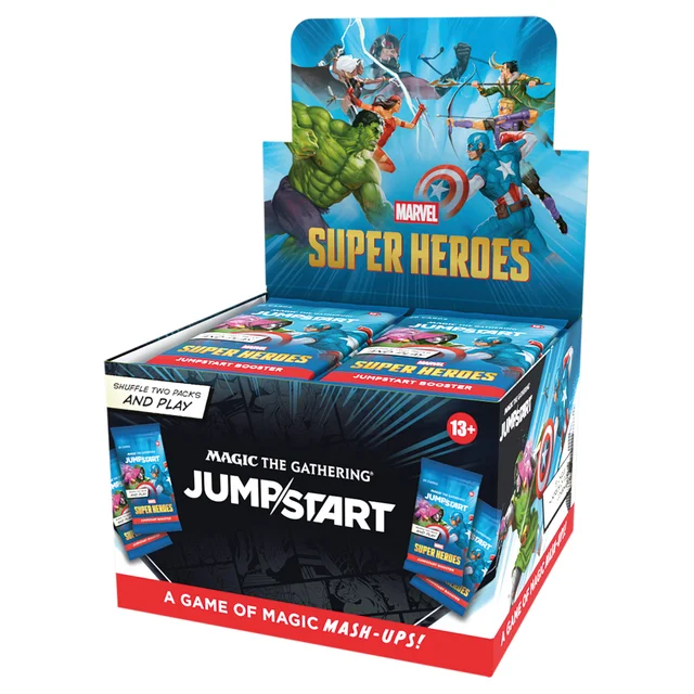 Magic: The Gathering Marvel Super Heroes Jumpstart Booster Box (24 Packs)