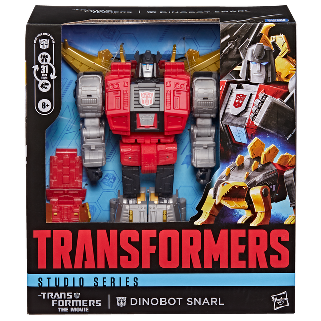 Transformers Studio Series The Transformers: The Movie Dinobot Snarl Leader Class Action Figure