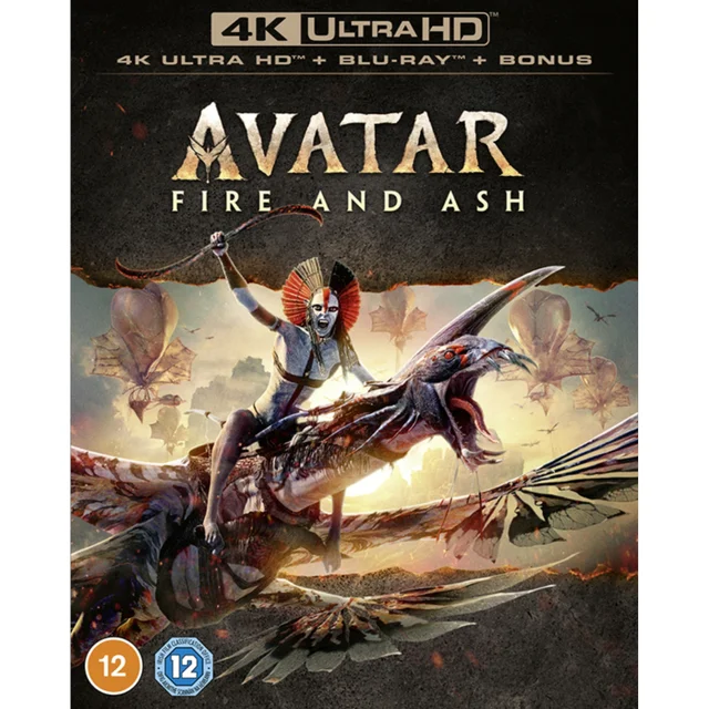 Avatar: Fire and Ash UHD + Blu-ray + Blu-ray Bonus disc