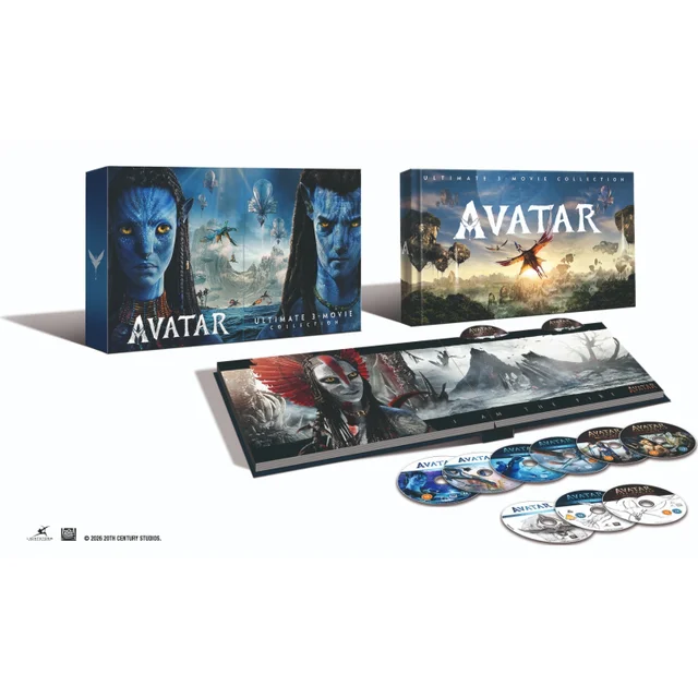 Avatar Ultimate 3 Movie Collection 4K Ultra HD + Blu-ray