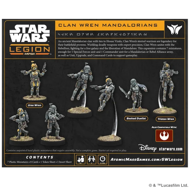 Star Wars: Legion Clan Wren Mandalorians Expansion