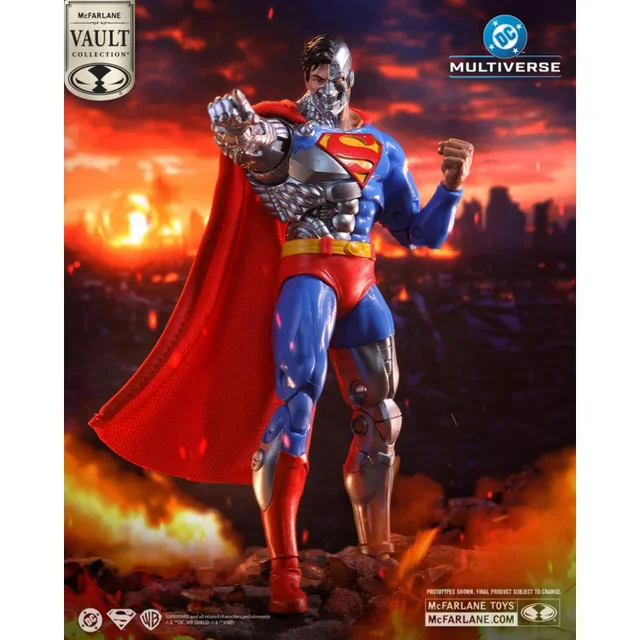 DC multiverse 7in - Cyborg Superman (McFarlane Vault) - Bandai