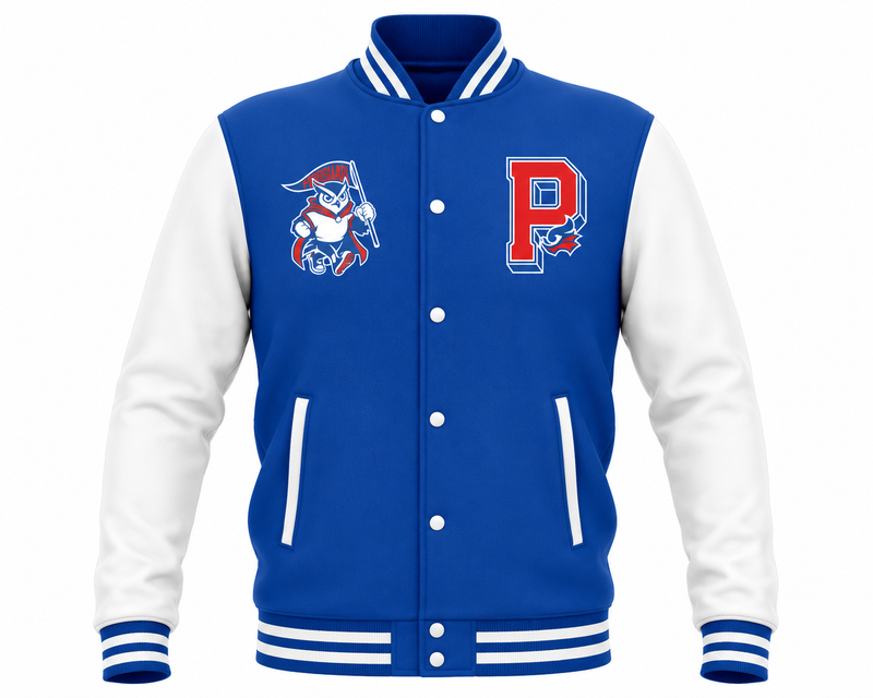 Magic the Gathering Strixhaven Prismari Varsity Jacket Blue / White