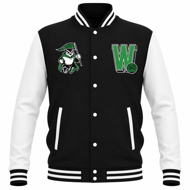 Magic the Gathering Strixhaven Witherbloom Varsity Jacket Black / White