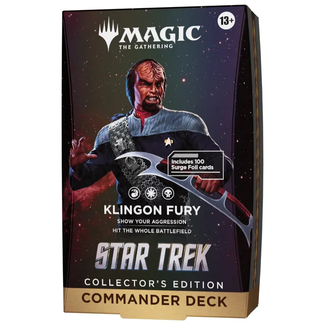 Magic: The Gathering | Star Trek Collector’s Edition Commander Deck - Klingon Fury