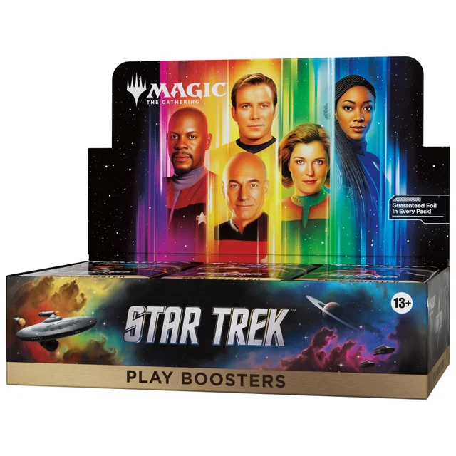 Magic: The Gathering | Star Trek Play Booster Box | 30 Packs | Collectible Trading Card Game