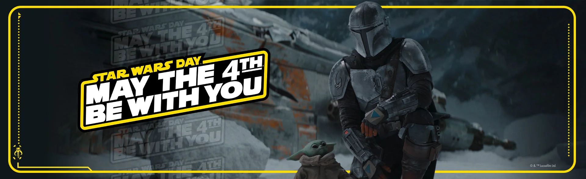 STAR WARS MAY 4TH BANNERS